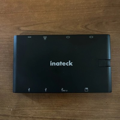 Inateck USB-C 9 Port mit Ethernet, VGA , CARD HDMI USB3.0 Docking Station