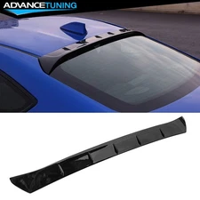 For 22-26 Subaru BRZ & Toyota GR86 V Style Gloss Black ABS Roof Window Spoiler