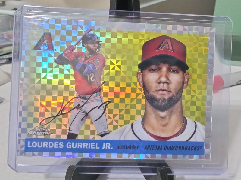 2025 Topps Chrome Platinum Lourdes Gurriel Jr. X-Fractor Diamondbacks