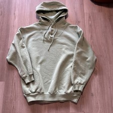 Women  s Cabela  s Light Green Fleece Hunting Hoodie Pullover Sweatshirt Sz Medium