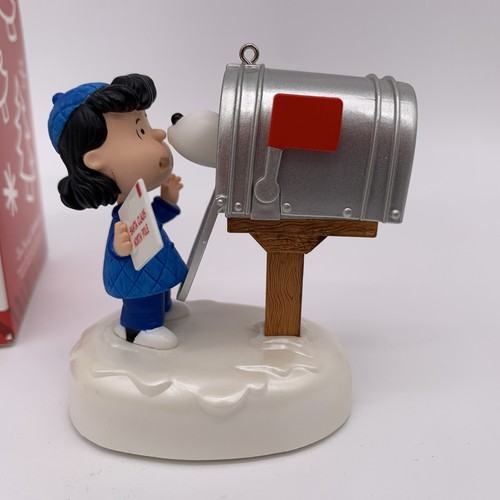 2014 Hallmark Andenken Snoopy Weihnachtsgruß Ornament Lucy Peanuts Magie - Bild 2 von 10