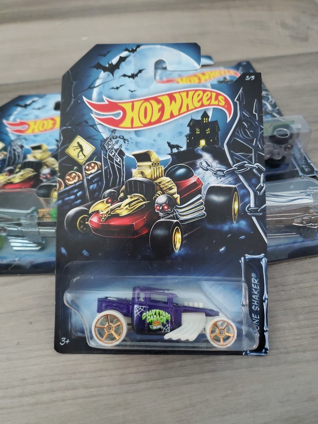 Hot Wheels Kroger 2014 Happy Halloween Complete Set 1-5 Ecto-1 Bone Shaker C