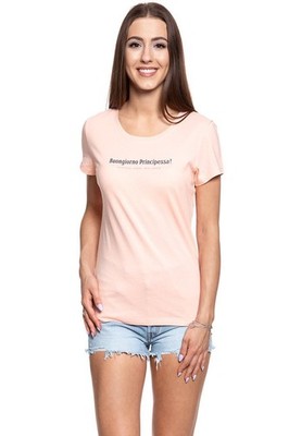 Mustang Alexia C Damen-T-Shirt mit Aufdruck, Größe S