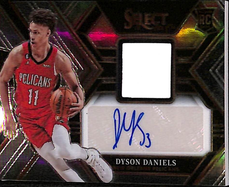 2022-23 Panini Select #RJA-DYD Dyson Daniels Rookie Jersey Autographs #/199