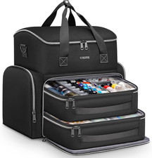 Tattoo Travel Case, Tattoo Bag with 2 Removable Organizer Pouches