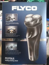 FLYCO FS370US Electric Razor Shaver Floating Revolving Head Wet/Dry Washable
