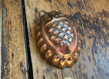 Small Vintage Copper Pineapple Jelly Mould / Pate / Mousse