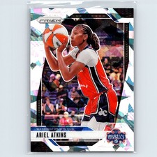 2024 Panini Prizm WNBA Ariel Atkins #56 Cracked Ice Prizm Washington Mystics