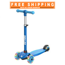 Gotrax KS1 Kids Kick Scooter, LED Lighted Wheels and 3 Adjustable Height Handleb