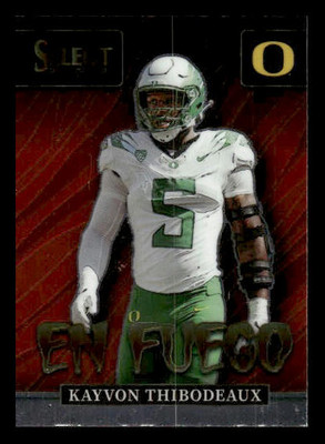 2022 Panini Select Draft Picks #EN-KT Kayvon Thibodeaux Rookie Oregon Duck