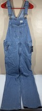 NWT HISEA Men's SIze 32W Denim Overalls Bib Jeans Workwear Adjustable Straps