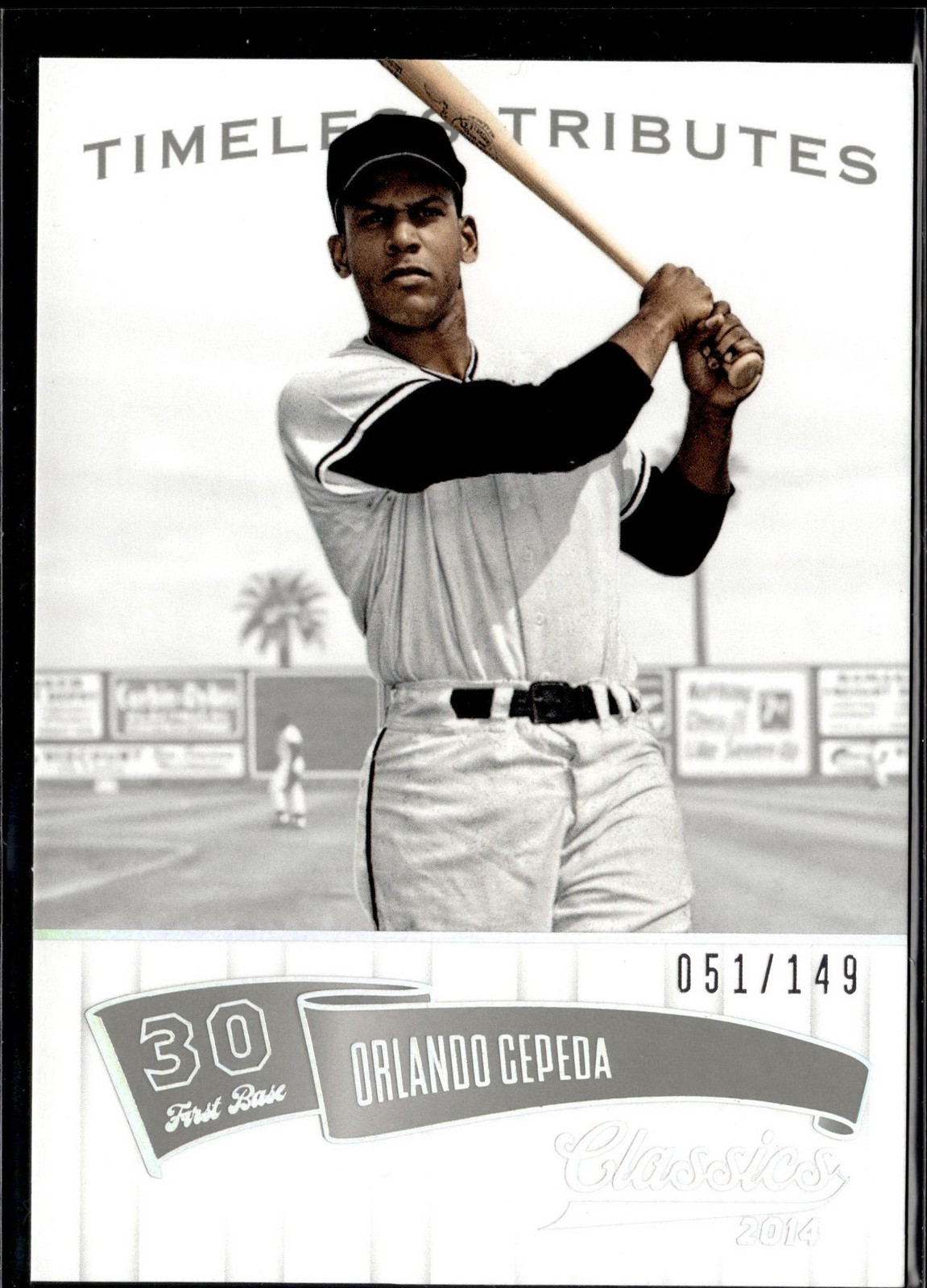 2014 Panini Classics #102 Orlando Cepeda Timeless Tributes Silver #/149