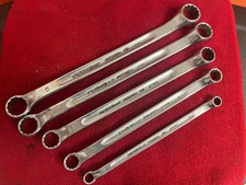 LOT-5 Stahlwillie Corona Metric Double Box End 12 Pt Wrenches- Germany