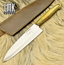 LMK Forged Full Tang Knife D2 Tool Steel Hard Wood Hiking Veterans Gift