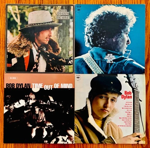 BOB DYLAN~4 Classic Folk Rock Albums~One Promo! Greatest Hits Vol. II~Desire