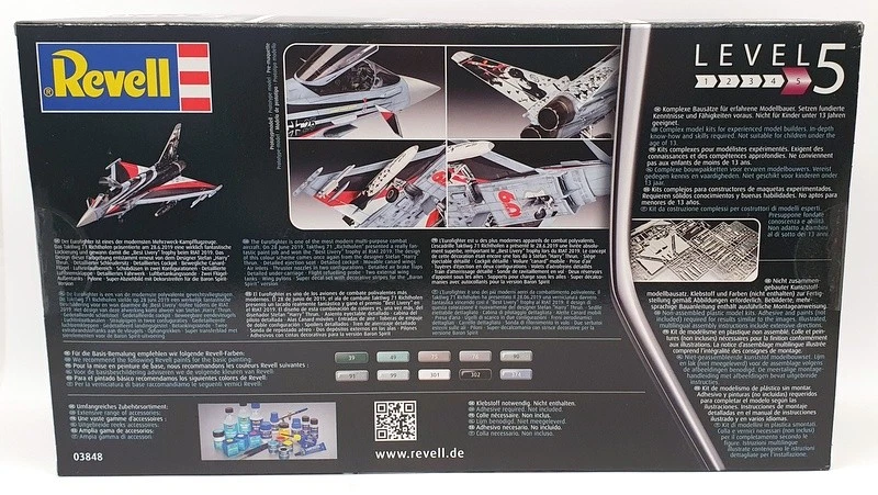 Revell 1/48 Scale Model Kit 03848 - Eurofighter Typhoon Baron Spirit - Image 2 of 3