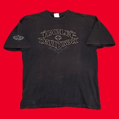 Vintage 90s Y2K Biker Skater Harley Davidson Myrtle Beach Sz XL TShirt