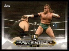 2020 Topps Wwe Nxt Silver Joe Coffey Def. Dave Mastiff In A Last Man 22/25 #24