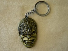 Marvel Comics Incredible Hulk Face Metal Keychain 2.5" - Free Ship