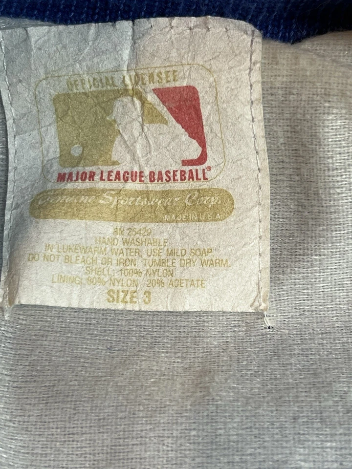 Vtg Satin New York Mets Jacket Size 3 Toddler Baby Genuine Sportswear Corp MLB - Image 2 of 4