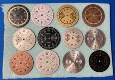 Schönes Konvolut 12 Vintage Zifferblätter f...