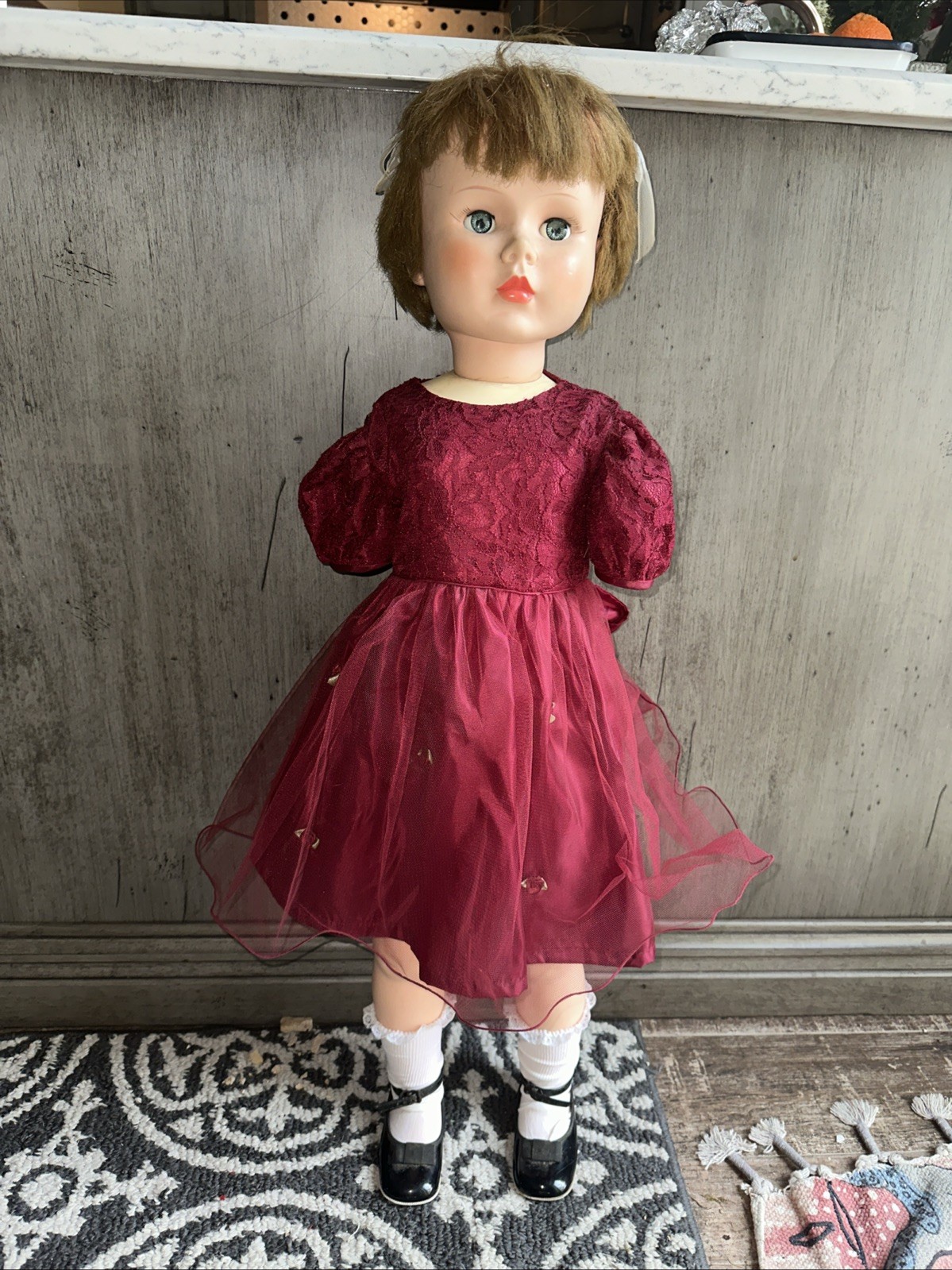 1959 Horsman Princess Peggy  36&rdquo; Companion Doll Rooted Hai