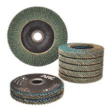 ARC ABRASIVES 10823FF Flap Disc,Type 27,4-1/2 in.,36 Grit 35NM71