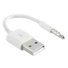 USB Charger Data SYNC Cable for Apple iPod Shuffle 3rd 4th 5th 6th 7th Gen 3.5mm