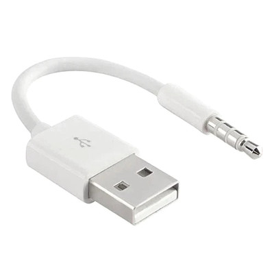 USB Charger Data SYNC Cable for Apple iPod Shuffle 3rd 4th 5th 6th 7th Gen 3.5mm
