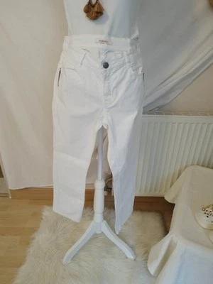 Pantalon Blanc Camaïeu Printemps Été Femme Taille M , 38 🩷 - Photo 1/4