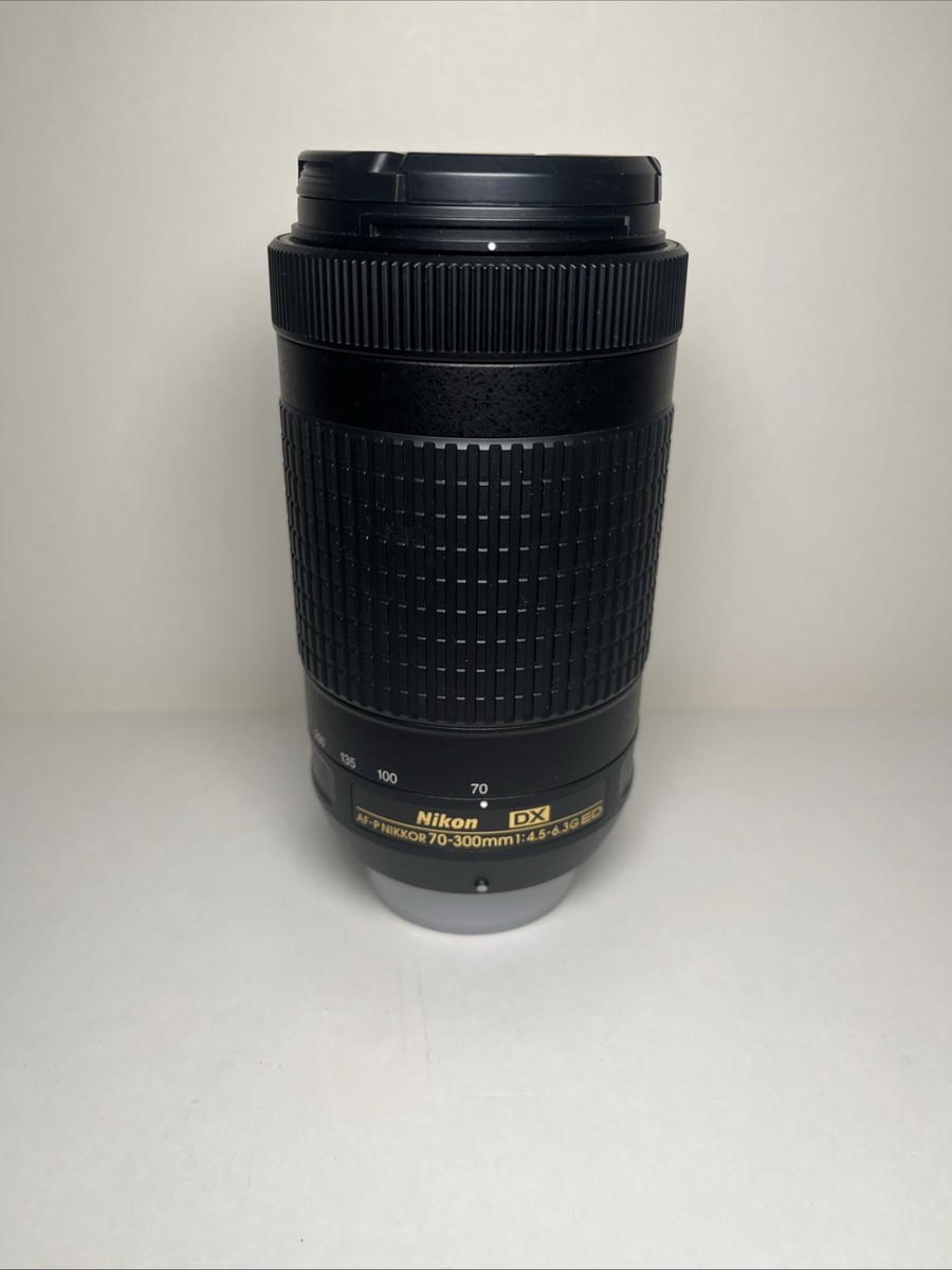 Nikon AF-P DX NIKKOR 70-300mm F/4.5-6.3 G ED Lens -- plus Caps | eBay