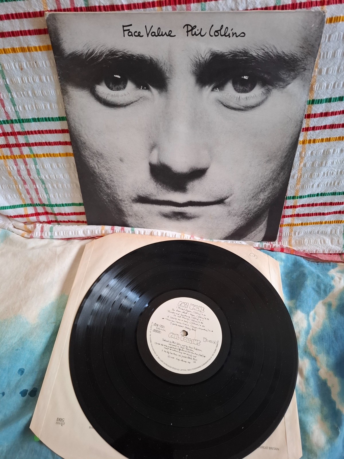 Phil Collins - Face Value 1991 – UK Vinyl, LP, Album, Reissue Virgin – V2185