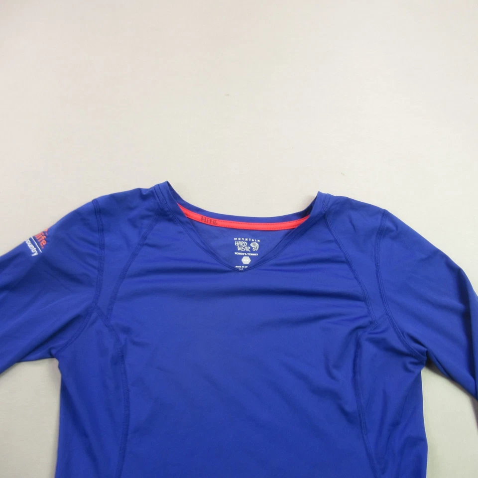 Camisa Mountain Hardwear Para Mujer Mediana Manga Larga Cuello en V Exterior Pullover Informal Foto 3 de 4