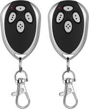 Kingdder 2 Pcs 4 Channels Gate Opener Remote Compatible with Aleko LM123 433....