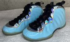 Nike Little Posite One Mixtape Teal Blue Shoes Sneakers Size 2.5Y DH6491-400