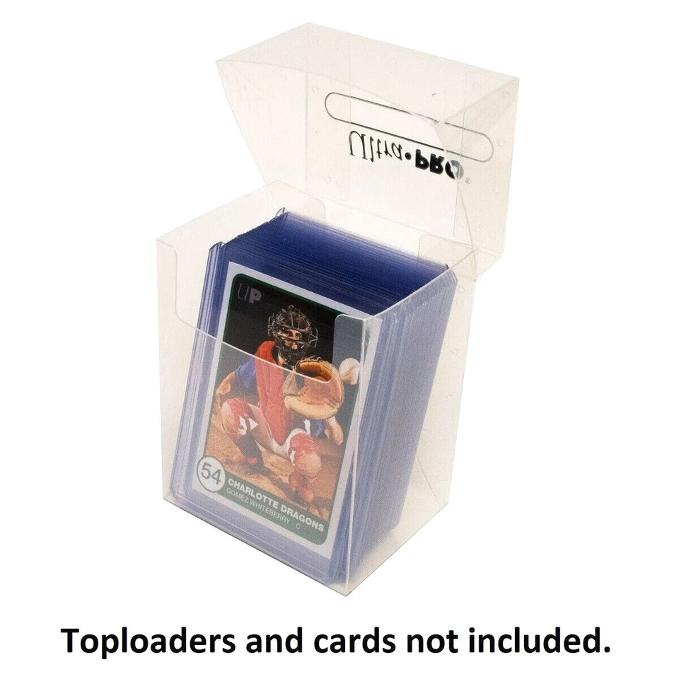 10x Ultra PRO Toploader Box Card Storage Top Loader Holders - Image 4 of 4