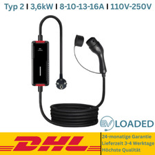 Tipo 2 Caricabatterie Auto Elettrica 5 Metro Lunghezza 1 Fasi 3,6kW 16A