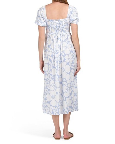 Billabong Damen langes Midi Überkleid Größe XS 6 blau Salty Sea Kleid $ 70 - Bild 4 von 12