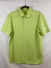 ADIDAS GOLF Men's ULT 365 Solid Short Sleeve Polo Shirt Pulse Lime Sz M NWT