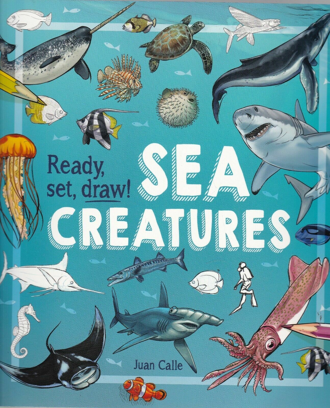 Ready, Set, Draw!: How to Draw Sea Creatures Book 9781784289829