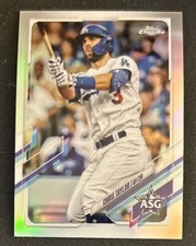 2021 Topps Chrome Chris Taylor All-Star Game Baseball Card #ASG-43 Dodgers OF/2B