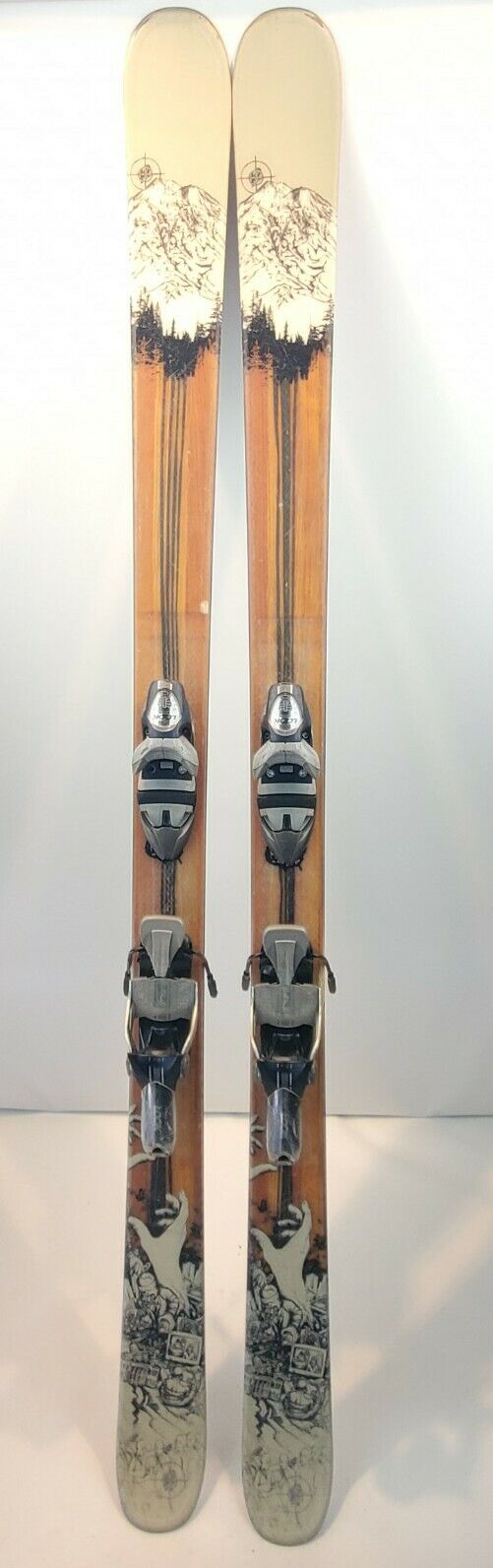 K2 Pep Fujas Pro 169cm Skis w/ Look Pivot 10 Bindings (for parts