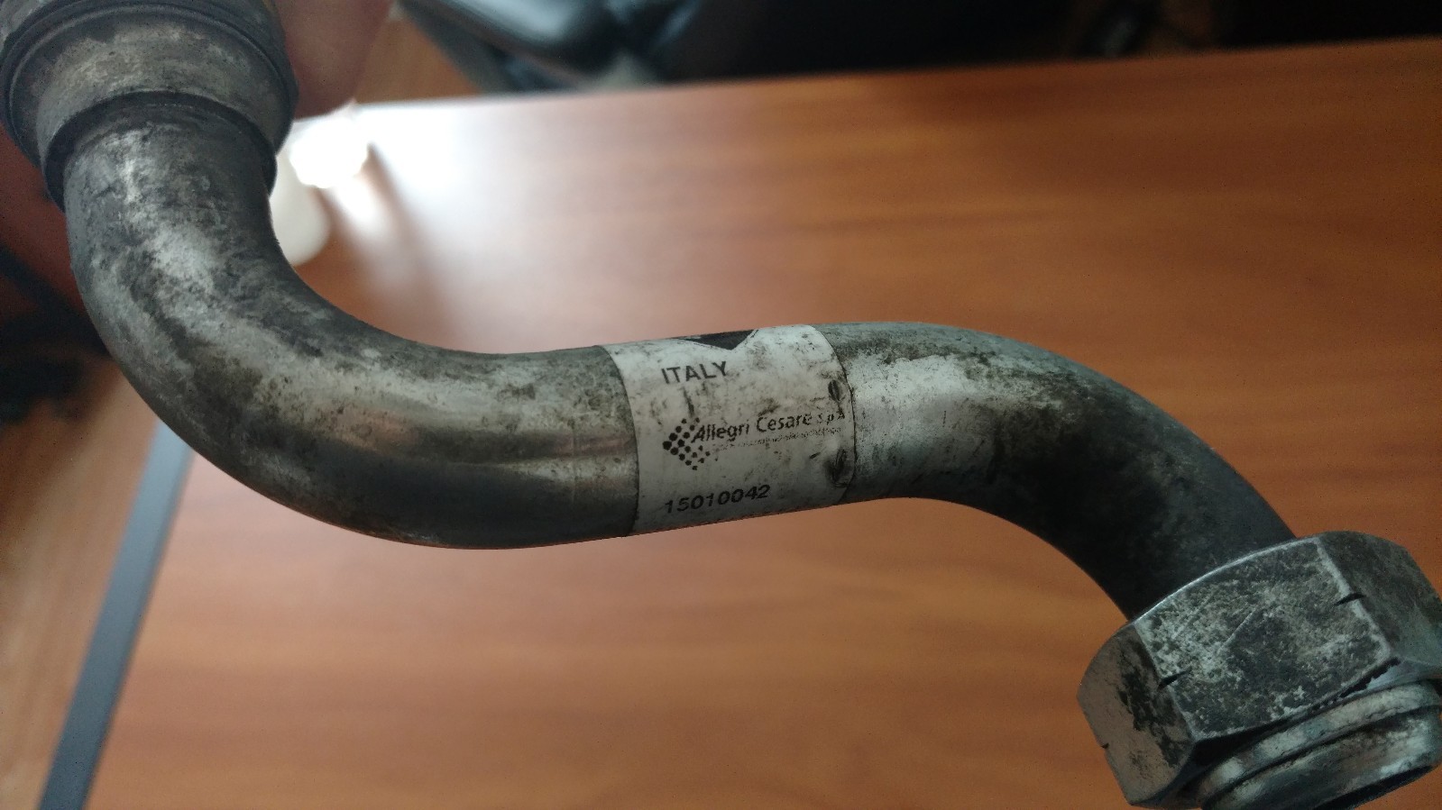 LAMBORGHINI MURCIELAGO LOWER OIL TANK HOSE LINE OEM 07M115688 15010042