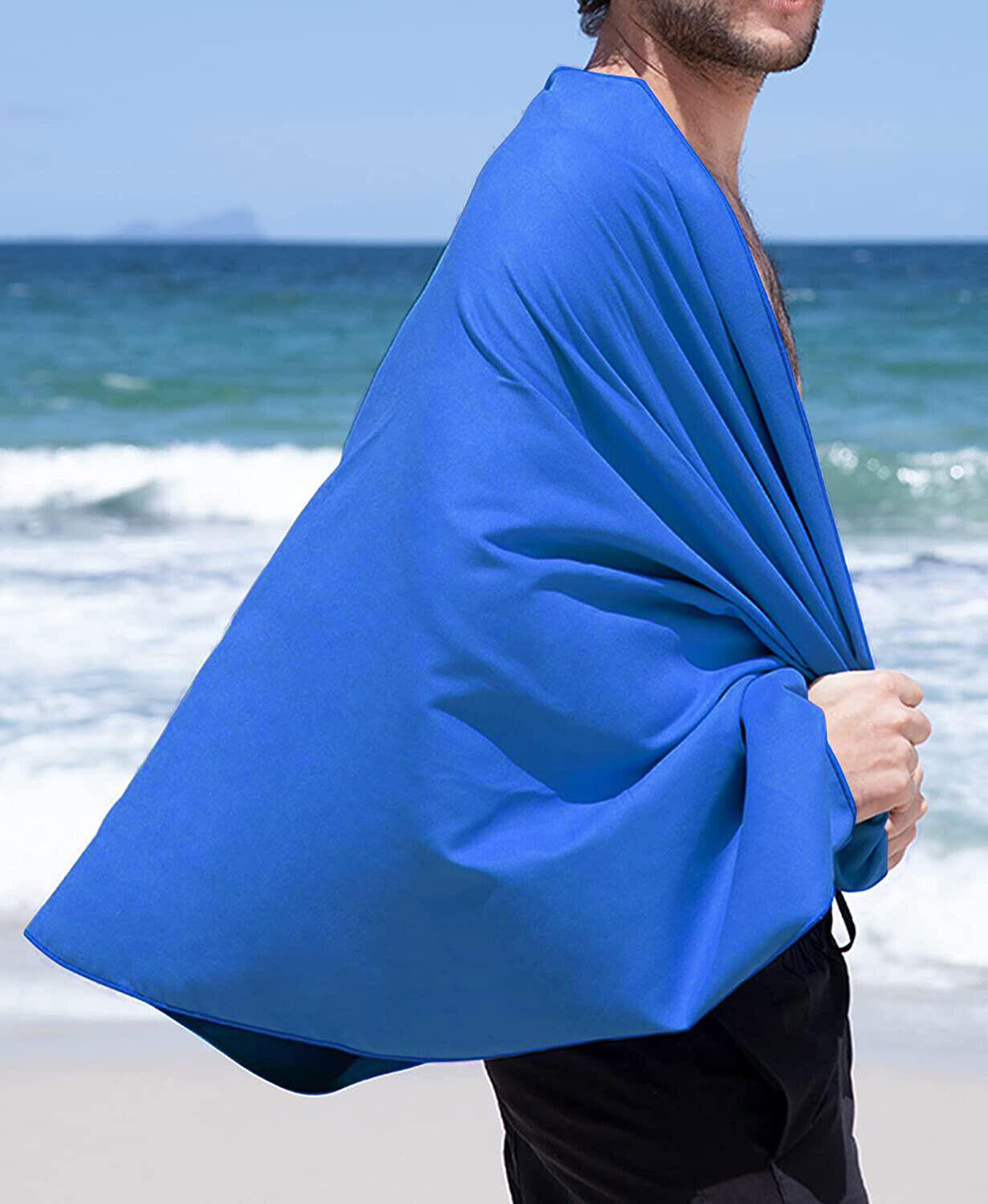 2X Large Microfibre Beach Towel Sports Travel Camping Gym Lightweight