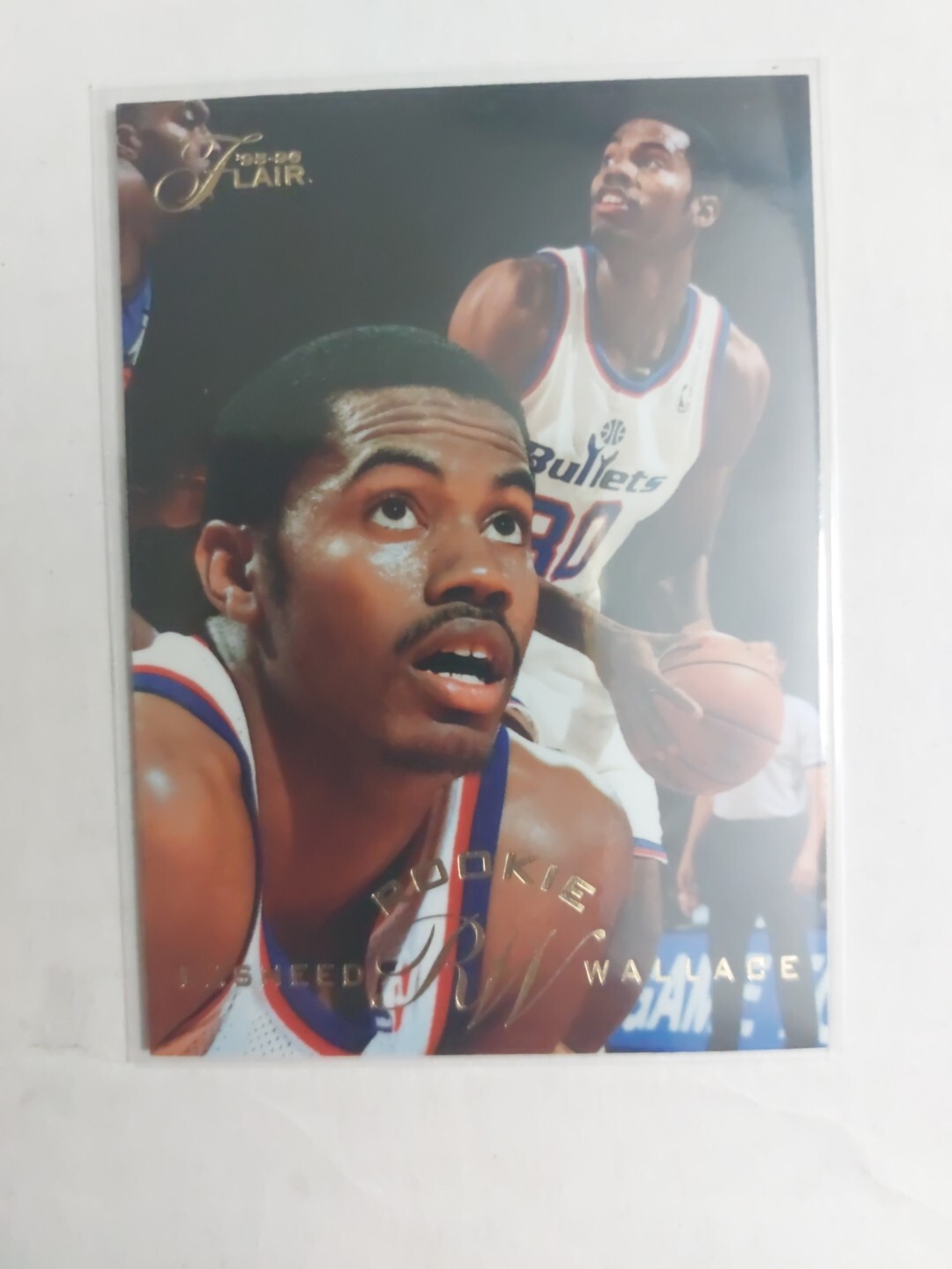 1995-96 Flair Rasheed Wallace #225 Rookie