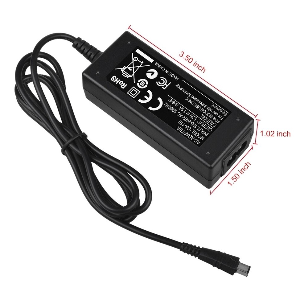 AC Adapter Charger for Canon VIXIA HF R200 HF R300 HF R400 HF R500 ...