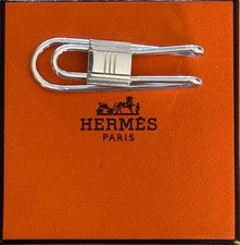 Hermes Paris Cadena Money Clip Sterling Silver 925 With Box