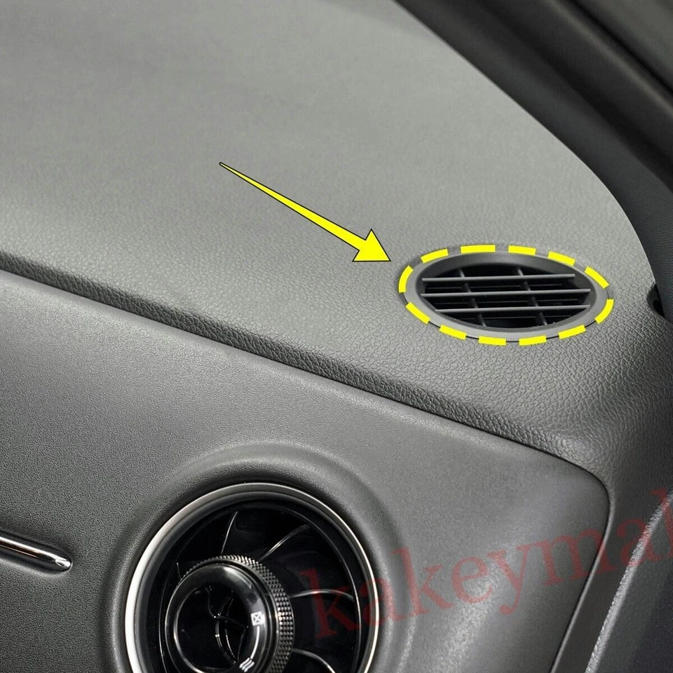 Peça de acabamento de tampa de ventilação de saída de ar superior frontal de fibra de carbono para 2022 Honda HR~V HRV - Imagem 3 de 4