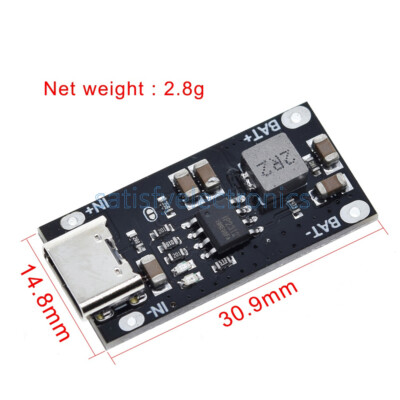 High Current 3A Polymer Ternary Lithium Battery Charging Board CC/CV 5V To 4.2V