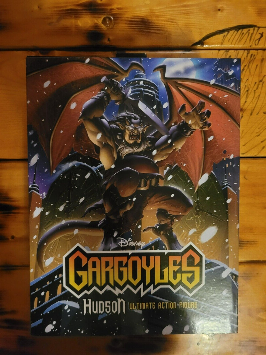 Action Figure NECA - Gargoyles Hudson Ultimate 7'' - Figura Snodabile Con Ali E Spada - Edizione Da Collezione